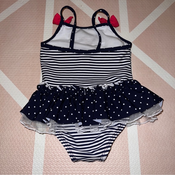 Little Me One Piece Bathing Suit - Picture 2 of 3